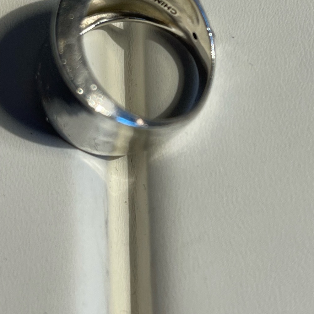 Elle Sterling Silver Ring- 925- Size 6 1/2 - Picture 7 of 16